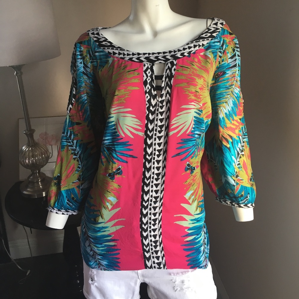 Nicole by Nicole Miller Print Tunic